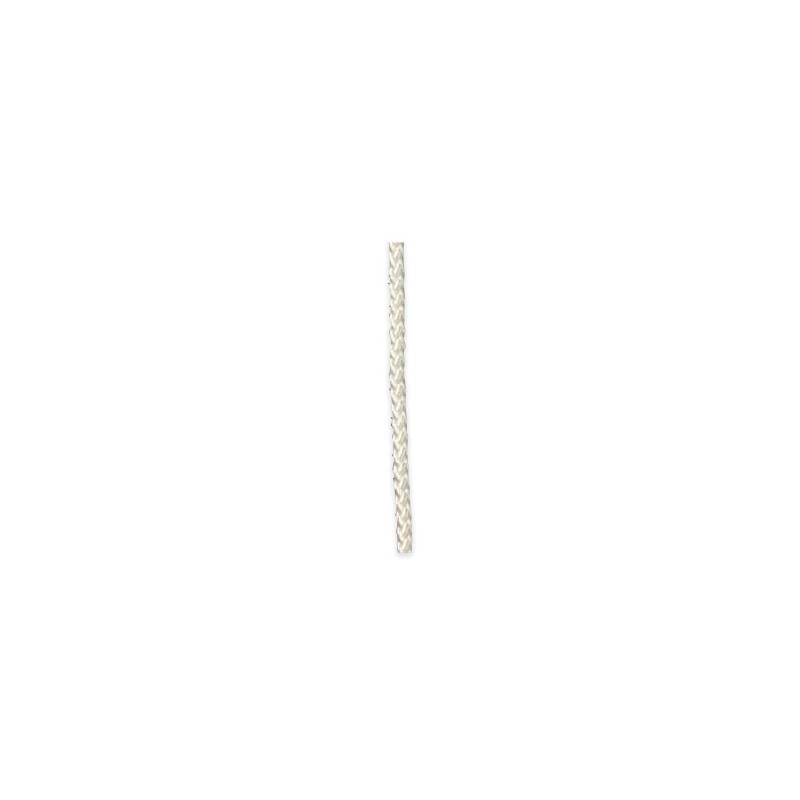 Drisse Nylon blanc 2.5mm sans âme, rouleau de 100ml