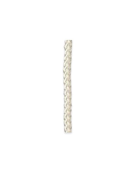 Drisse Nylon blanc 4mm sans âme, rouleau de 100ml