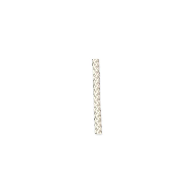 Drisse Nylon blanc 6mm avec âme, rouleau de 100ml