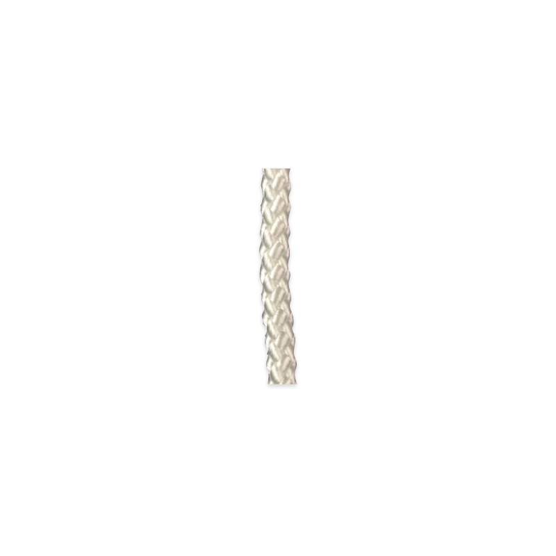 Drisse Nylon blanc 8mm avec âme, rouleau de 100ml