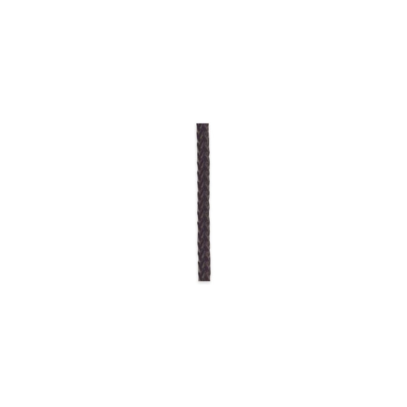 Drisse Nylon noire 4mm sans âme, rouleau de 100ml