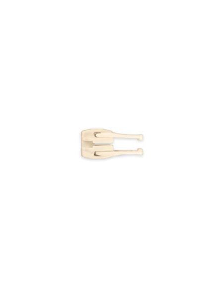 Curseur plastique Beige double tirette - Chaine 10