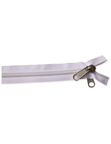 YKK Spirale 10 blanc séparable double tirette, 2.00M