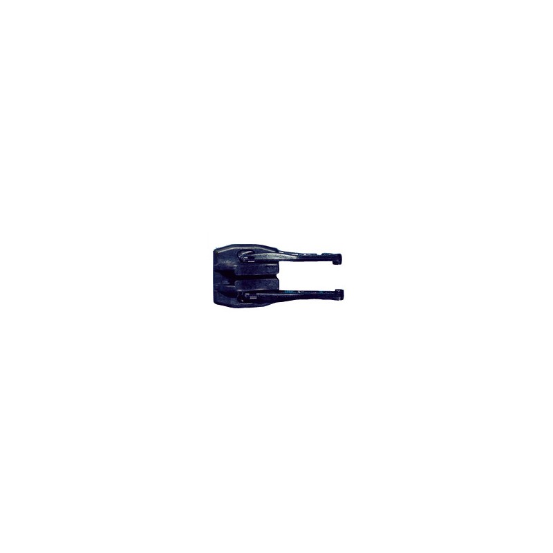 Curseur plastique navy double tirette pour fermeture YKK 10