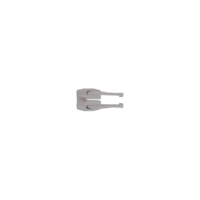 Curseur plastique silver double tirette pour fermeture YKK 10
