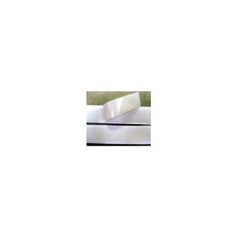 RUBACRO Adhésif astrakan 25mm blanc
