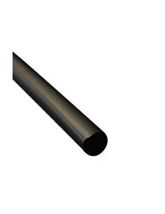 Jonc lambrequin souple noir 6mm, rouleau de 200ML