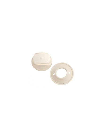 PERFIX bouton dessus blanc