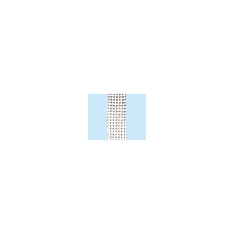 Sangle polyester forte blanche 25mm, rouleau de 100ml