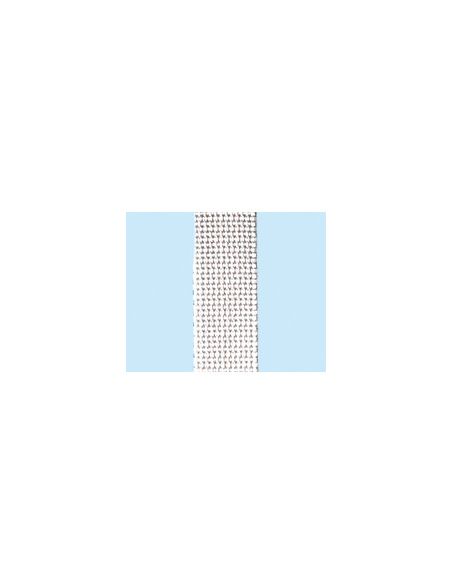 Sangle polyester forte blanche 25mm, rouleau de 100ml