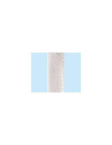 Sangle polyester souple blanche 25mm, rouleau de 100ml