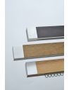 64402 RAIL COSMO 2 AVEC FACADE BOIS - 180CM