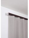 64402 RAIL COSMO 2 AVEC FACADE BOIS - 180CM