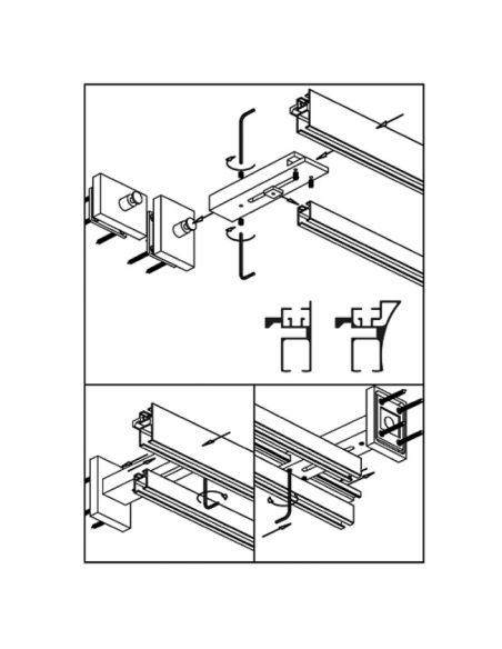 64444 SUPPORT 130MM MUR COSMO