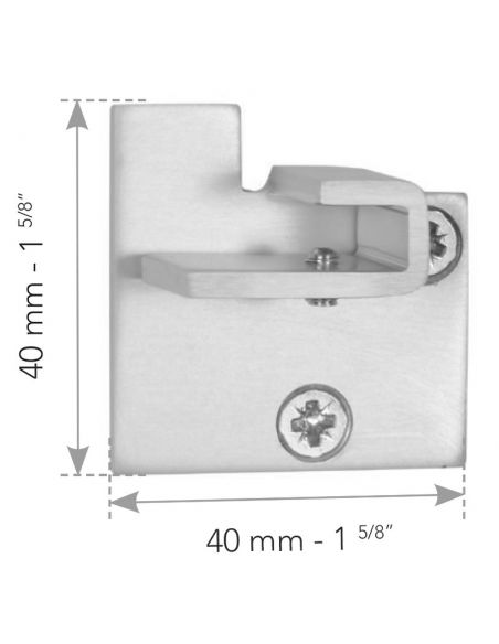 64461 2 NAISSANCES MURALES POUR RAIL PLAT COSMO