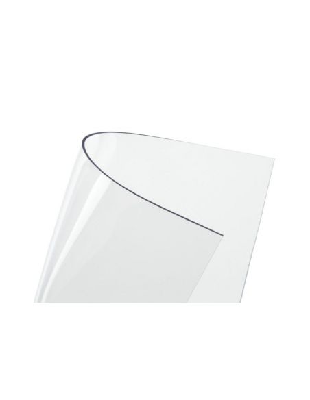 Nappe plastique souple transparent Cristal 75/100 (0.75 mm) STANDARD L140CM, AU MÈTRE