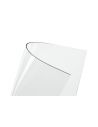 Nappe plastique souple transparent Cristal 75/100 (0.75 mm) STANDARD L140CM, AU MÈTRE