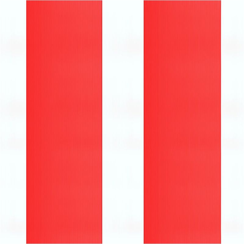 274 Rayée Blanc/Rouge