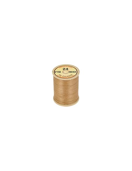 Fil de Lin 40 beige - Bobine de 50 gr