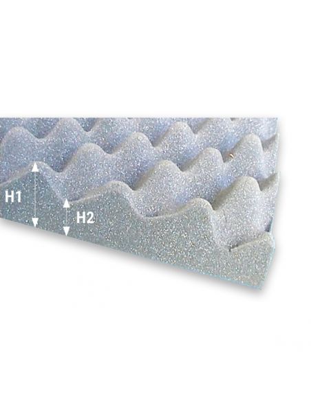 Mousse Alvéolée 150 x 200 cm, épaisseur 30 mm