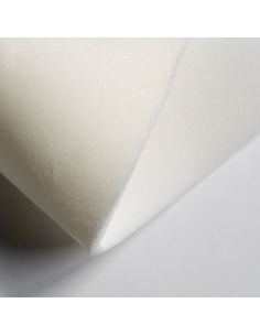 Mousse HR blanche 42 kg, largeur 160 cm, rouleau de 15 ml, épaisseur 10 mm