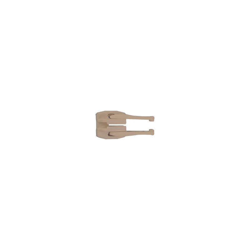 Curseur plastique dune double tirette pour fermeture YKK 10
