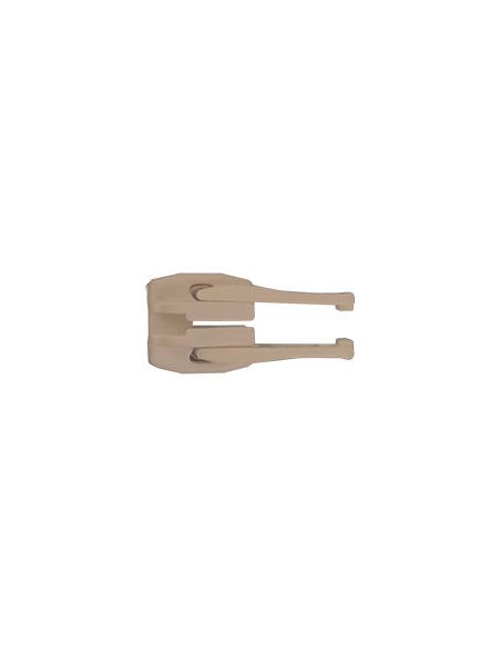 Curseur plastique dune double tirette pour fermeture YKK 10