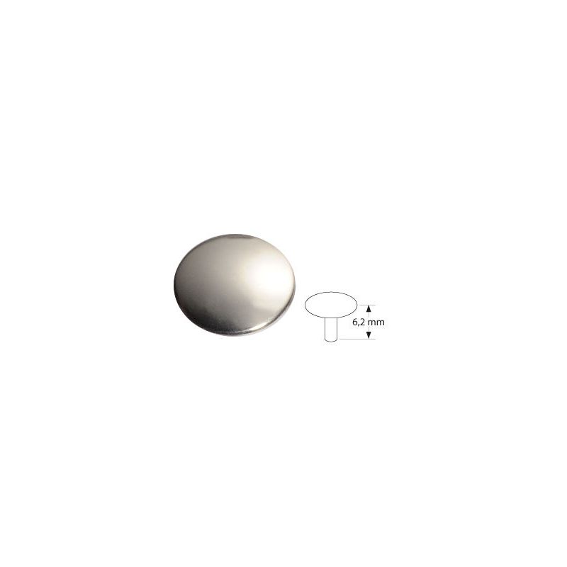Pression CAF 316 Calotte longue, L6.2mm, à l'unité