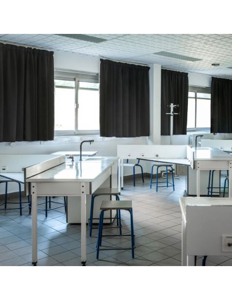Tissu uni obscurcissant BORÉAL Non feu M1, laize 290 cm