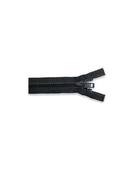 Fermeture YKK 10 noir séparable double tirette 9 mm