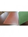 Sous-main cuir de bureau FLORIDA sur mesure, vachette napa, moyen grain et dorure