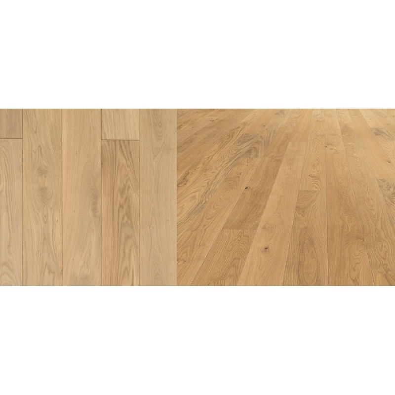 Parquet chêne massif français 1m² PREMIER, largeur de lame 65 mm, épaisseur 15 mm