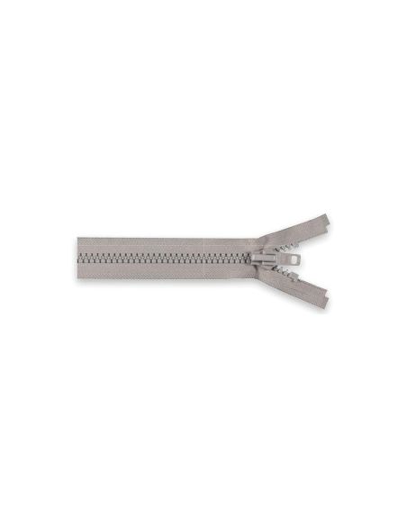 Fermeture YKK 10 silver séparable simple tirette 9 mm